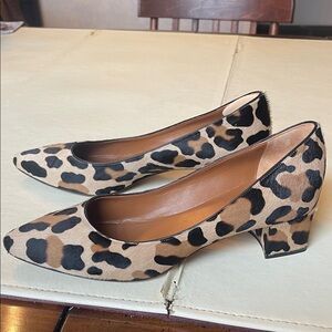 Aquatalia Leopard Print Flats